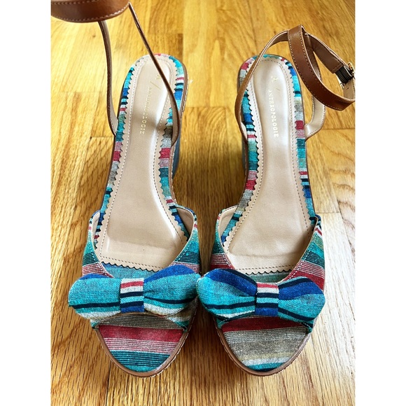 Anthropologie Ani Platform Wedge Heels - Picture 5 of 11